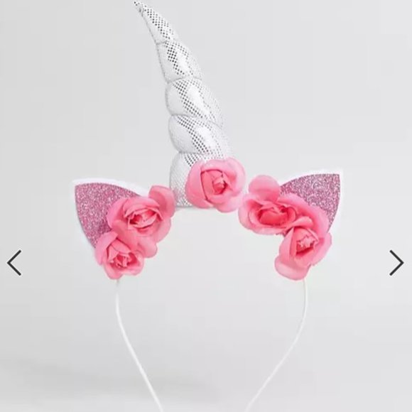 ASOS Flower Unicorn Headband - Picture 2 of 5